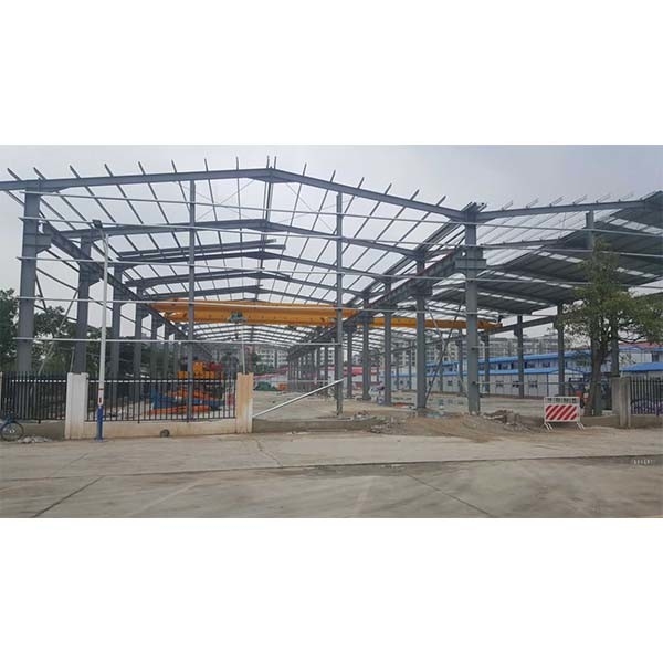 প্রিফ্যাব্রিকেটেড ইস্পাত কাঠামো কর্মশালা এবং এইচ-আকৃতির ইস্পাত দ্বারা সমর্থিত কর্মশালা