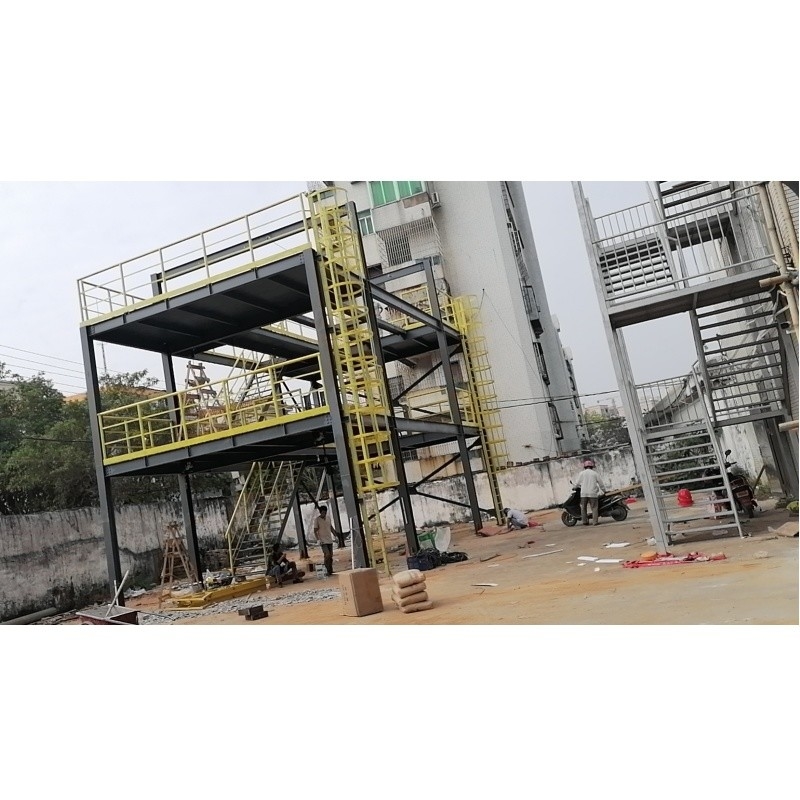 ইস্পাত কাঠামো মেজানাইন মেঝে গুদাম ইনডোর ইস্পাত প্ল্যাটফর্ম মেজানাইন গুদাম জন্য